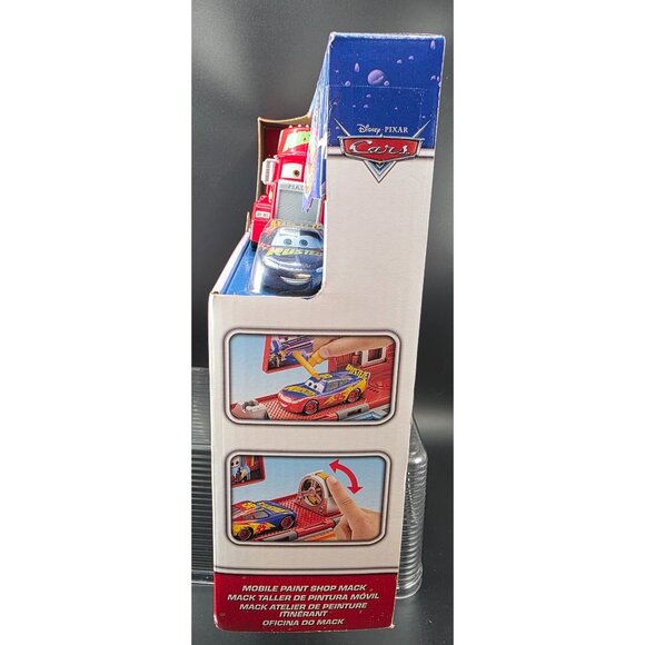 Disney Pixar Cars Mobile Paint Shop Mack | Color Changing Vehicle Playset - Picture 11 of 11